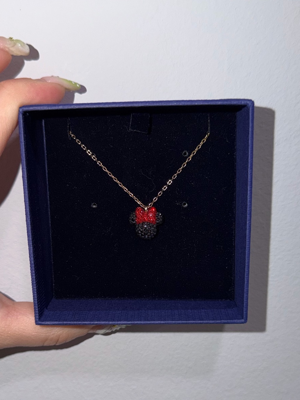 Minnie Mouse Swarovski Necklace